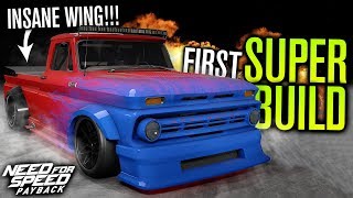 FIRST SUPER BUILD INSANE WING  Need for Speed Payback [upl. by Wendel]