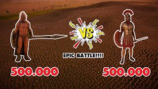 Ultimate Epic Battle 500000 Roman vs 500000 Spartan  UEBS 2 [upl. by Elah]