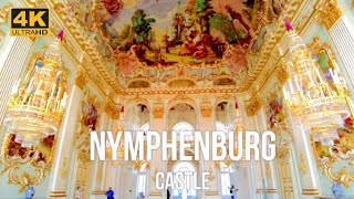 Nymphenburg Palace in 4K 60fps  Munich  Germany  🇩🇪 [upl. by Hermosa]