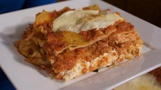 Classic Three Cheese Lasagne  Rossellas Cooking with Nonna [upl. by Susy]