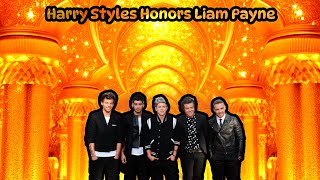 Harry Styles Honors Liam Payne [upl. by Stoeber]