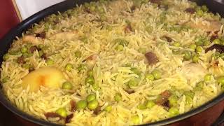 Jinsi ya Kupika Pilau ya Kuku na Njegere tamu mno  Chicken Pilau Recipe [upl. by Beach]