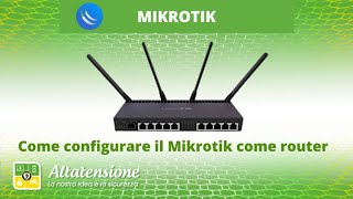 MIKROTIK ITALIA come configurare il routing [upl. by Tildy569]