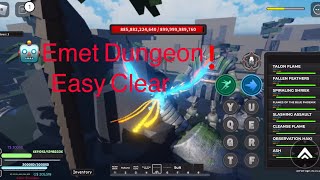 Emet Dungeon Easy Solo Farming  AOPG roblox [upl. by Omle348]