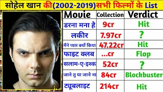 Sohail Khan All Movies List  Sohail Khan Sabhi Film List  Sohail Khan Box Office collections [upl. by Marcel]