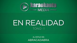 Karaokanta  Abracadabra  En realidad   Tono Menos 1 [upl. by Hattie]