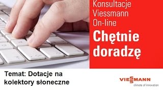 Viessmann Webinarium  dotacje na kolektory słoneczne [upl. by Adnorahs]