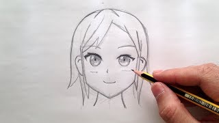 Como dibujar una cara anime [upl. by Brest]