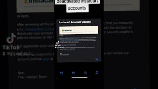 How to reactivate your instacart shopper account reactivate Instacart [upl. by Niac779]