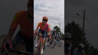 Onboard Stage 1 Tour de France Femmes 2023 crash shorts [upl. by Lexi213]