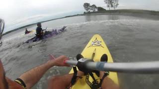 wave ski mascaret tidal bore Mont Saint Michel [upl. by Crystie]