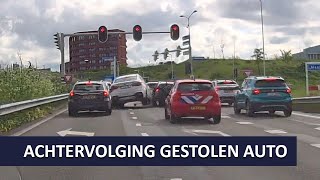 Politie  Gestolen auto  Gestolen kentekenplaten  INFRA [upl. by Baten]