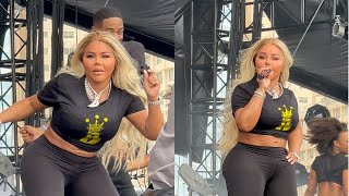 Lil Kim Goes Crazy On Lovers amp Friends Stage With quotThe Jump Offquot [upl. by Scrivings528]