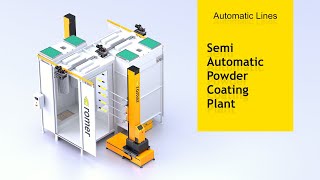 ROMER Semiautomatic Powder Coating Plant [upl. by Arrej]