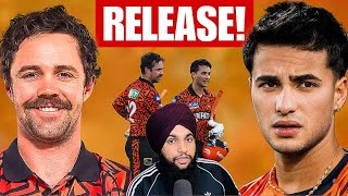 Travis or abhishek sharma can be released Srh retain players for mega auction  Srh retain list [upl. by Adnamra]