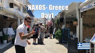 Discover Naxos Island in Greece Epic Adventures Begin  Day 1 Travel Vlog [upl. by Sidon]