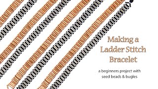 Ladder Stitch Bracelet [upl. by Assirol]