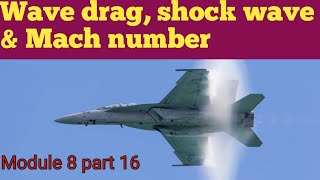 Shock wave  Wave Drag  Mach number Explanation [upl. by Iverson]