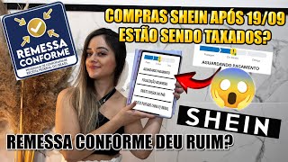 COMPRAS SHEIN TAXADAS MESMO PAGANDO ICMS  REMESSA CONFORME DEU RUIM [upl. by Ecad]