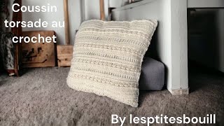 comment faire un coussin bohem au crochet [upl. by Kee]