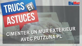 Cimenter un mur extérieur avec PutzunaPL de COMPAKTUNA [upl. by Iline]