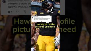 Hawkeyes profile pictures you need collegefootball viralshort [upl. by Apurk]