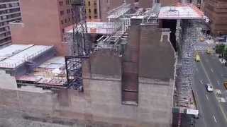 Nordstrom Extell 57th Street Super Tower construction progress 10132014  PART I [upl. by Meesaw]