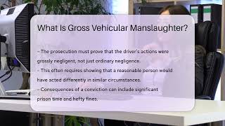 What Is Gross Vehicular Manslaughter  CountyOfficeorg [upl. by Odlavu637]