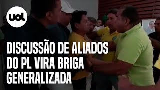 Discussão em reunião de aliados do PL vira briga generalizada [upl. by Erine]