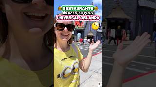 Food WORTH TRYING at Universal Orlando 😋🍔 3 Best Restaurants [upl. by Sirc554]