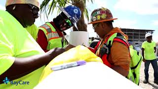 BayCare Celebrates Topping Out of Hospital in Wesley Chapel [upl. by Aetnuahs802]