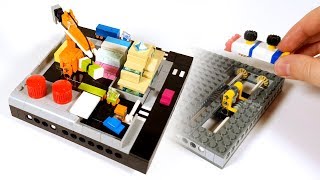 Lego microscale container yard  with instructions [upl. by Jayson]