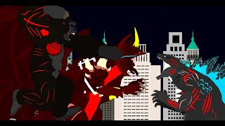 Godzilla vs destoroyah  Battle for life  part 8 e 9   bonus at the end [upl. by Nueovas540]