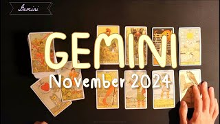 GEMINI ♊︎  PREDICTIONS amp GABAY PARA SA IYONG NOVEMBER 2024 GEMINI 🌌✨ [upl. by Wessling852]