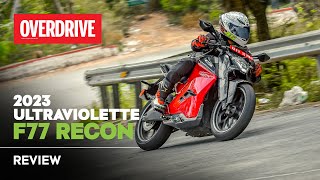 2023 Ultraviolette F77 Recon review  a second chance  OVERDRIVE [upl. by Etteinotna]