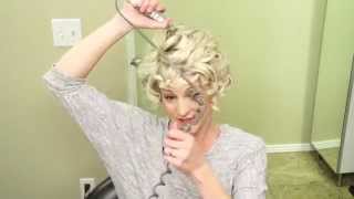 How to Curl Short hair  Curly Hair Youtube Tutorial [upl. by Ajiat]