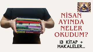 📚🐜Nisan Ayında Okuduklarım 13 Kitap  Makaleler  Sohbet ☕ [upl. by Reggy702]