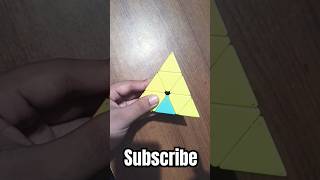 How to solve pyramid cube lyricsnafizcuber cubing [upl. by Annairol]