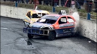 1300 Stock Cars Irish Championship Nutts Corner 201024 [upl. by Eiznil]