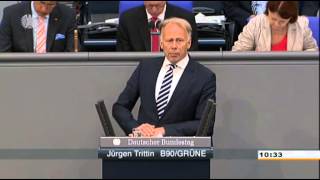 Jürgen Trittin über Merkels Feigheit beim Eintreten für die Freiheit EuropaPolitik [upl. by Aisor841]