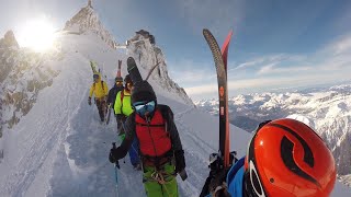 UCPA Pentes Raides 2018  ENSA Couloir amp Aiguille  Not Just any tuesday Chamonix [upl. by Anavlis]