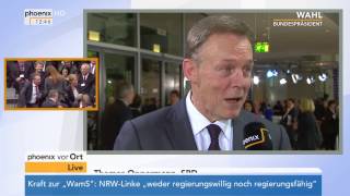 Wahl des 12 Bundespräsidenten Thomas Oppermann im Interview am 12022017 [upl. by Hcib953]