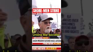 Longshoremen Strike in Response to Companies Using New Technology [upl. by Orola799]