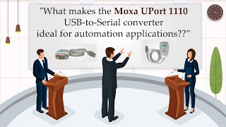 Why choose the Moxa UPort 1110 for automation purposes [upl. by Nyloc]