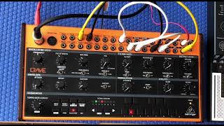 Tutorial Making slow LFO for Behringer Crave  Moog Mother32 [upl. by Acisej]