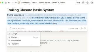 Using Notion AI to rewrite code blocks [upl. by Caplan]