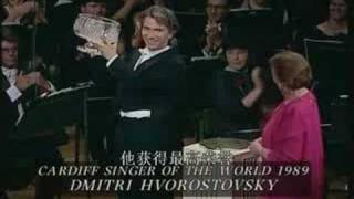 Dmitri Hvorostovsky  Receiving The Crystal Trophy [upl. by Hamforrd]