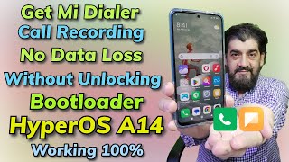 Get Mi Dialer on HyperOS Without Unlocking Bootloader Redmi note 12 4G [upl. by Millie]