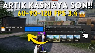 PUBG MOBİLE 34 60 FPS CONFİG PUBG MOBİLE 60 FPS YAPMA EN AKICI 60 FPS CONFİG 34 SÜRÜM [upl. by Haikezeh]