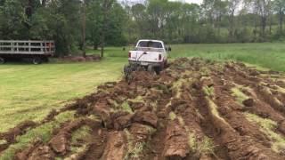 Plowing Field With a Pickup [upl. by Zerat]